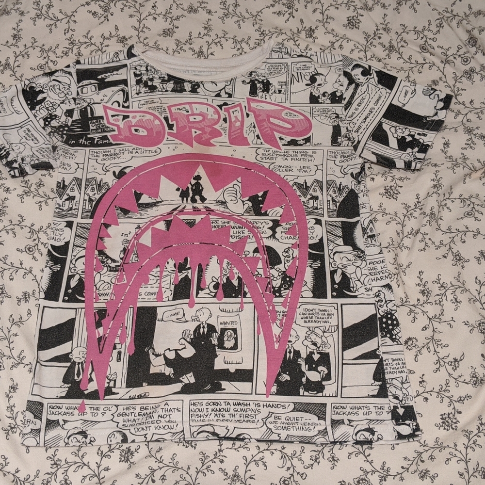 Drip street ware Popeye comic shirt